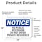 Signmission No Public Restroom Do Not Enter Private Residence OSHA Notice Sign, Vinyl Decal, 24in x 18in, 2PK OS-2PACK-NS-D-1824-L-14764 - alternate 3